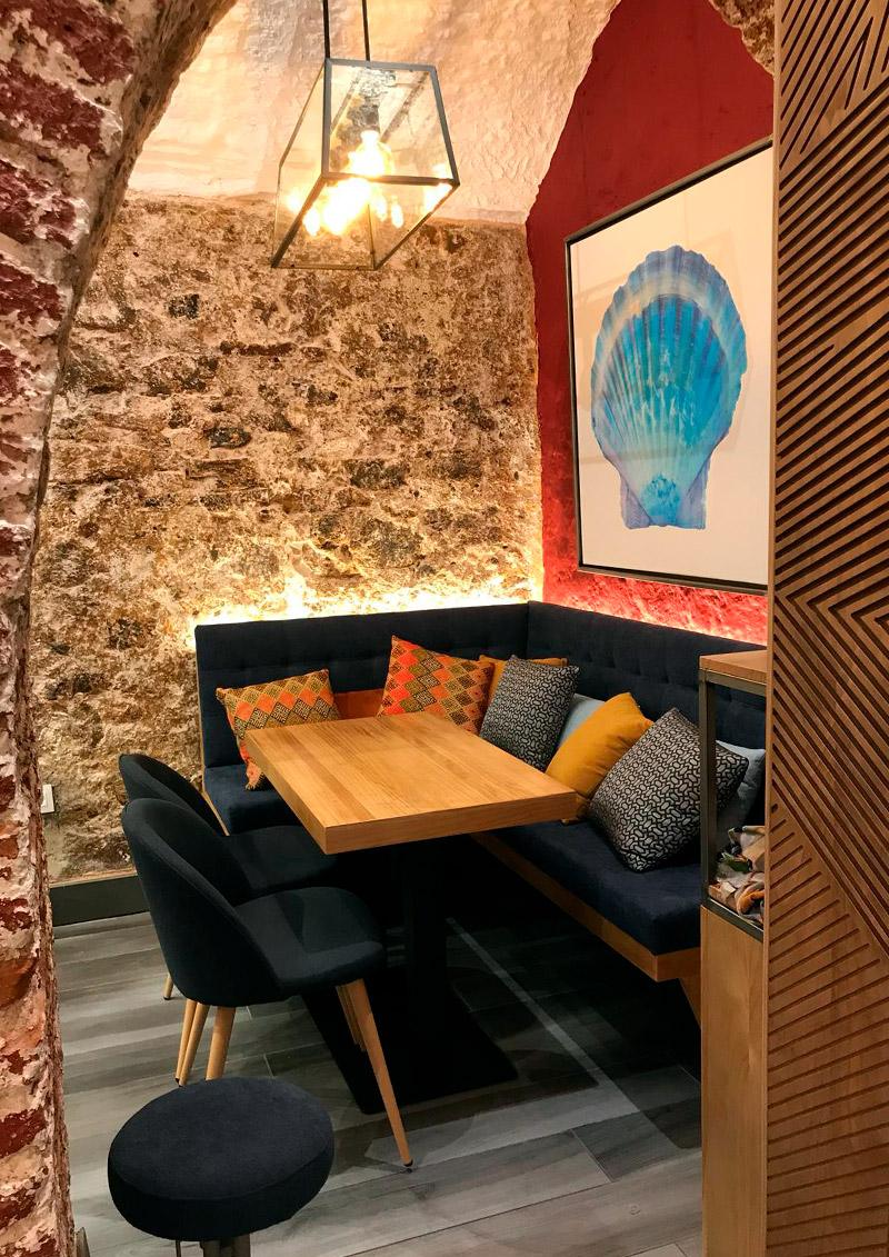 Centro Gallego Restaurante Terraza Interiorismo Fans Marketing MÁLAGA