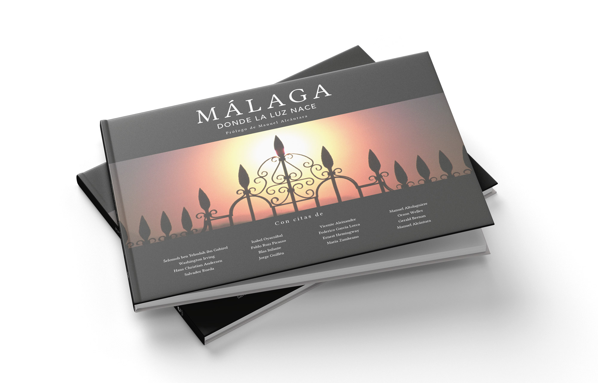 Málaga, donde la luz nace - Diseño Editorial - FANS MARKETING MÁLAGA
