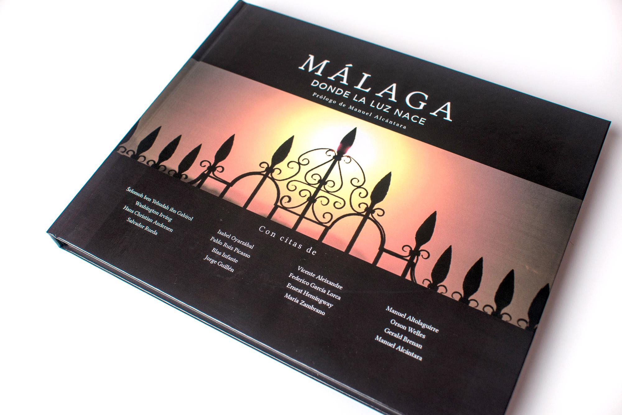 Málaga, donde la luz nace - Diseño Editorial - FANS MARKETING MÁLAGA