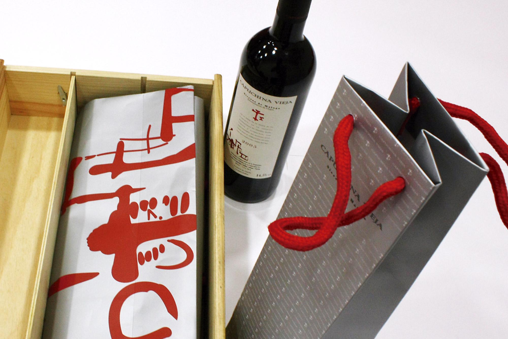 Bodegas Capuchina Vieja Diseño Producto Packaging Fans Marketing MÁLAGA