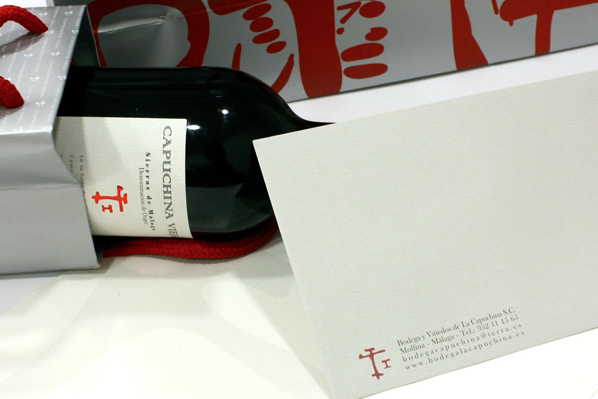 Bodegas Capuchina Vieja Diseño Producto Packaging Fans Marketing MÁLAGA