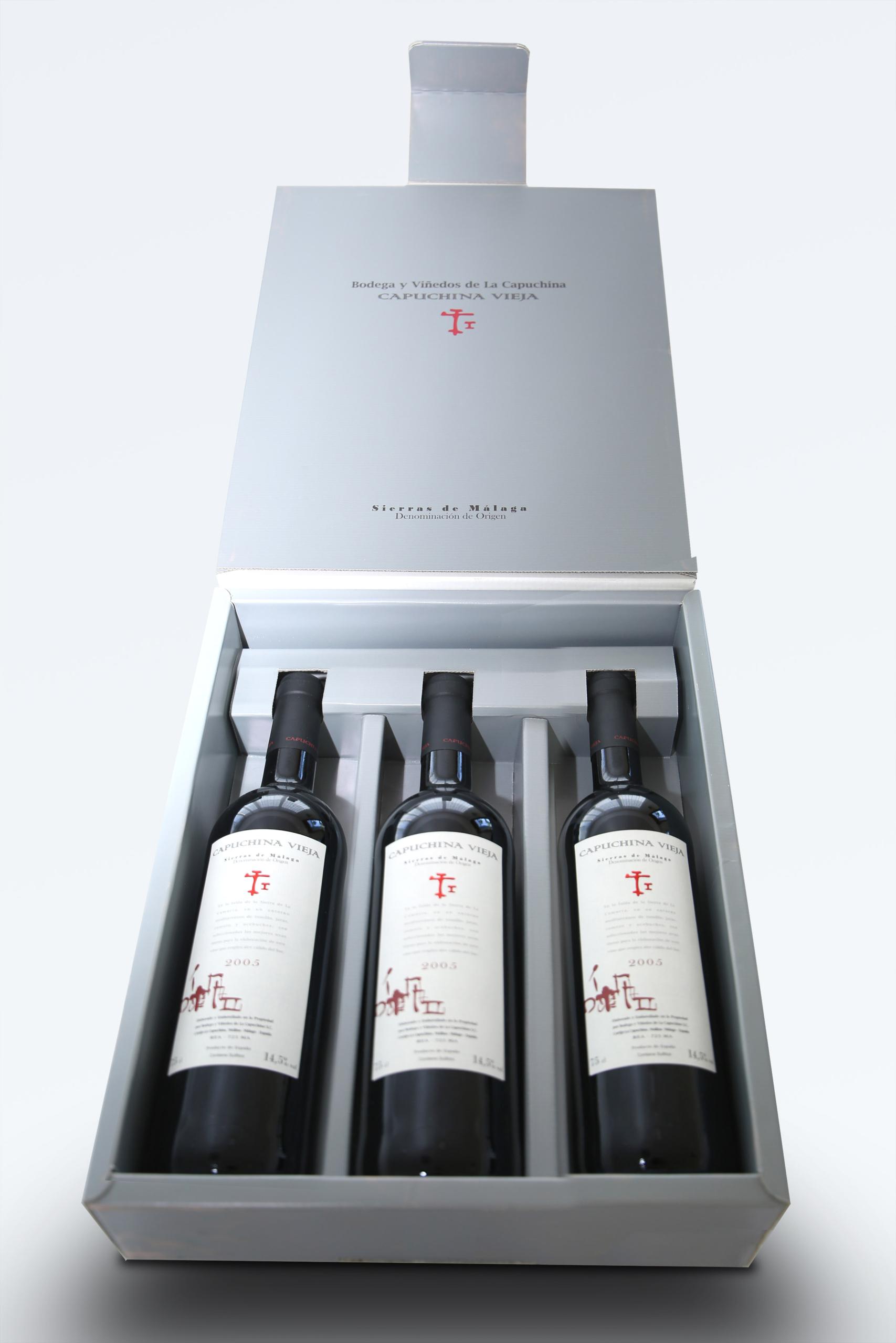 Bodegas Capuchina Vieja Diseño Producto Packaging Fans Marketing MÁLAGA