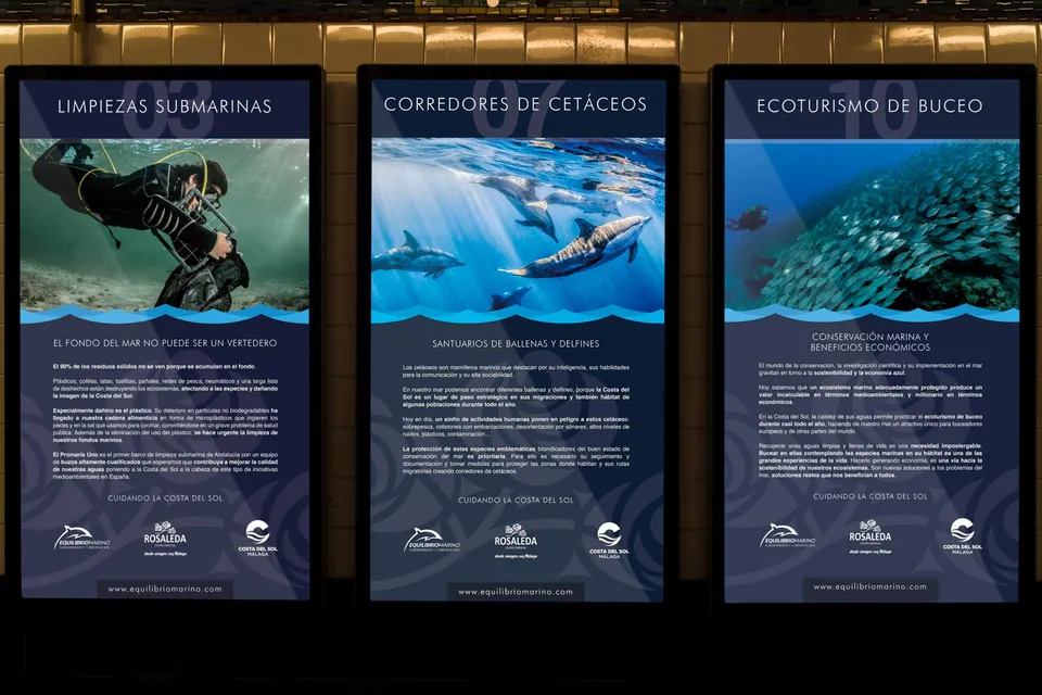Exposición en gran formato · Centro Comercial Rosaleda