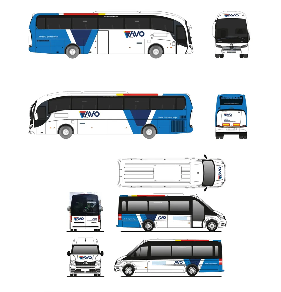 Flota de autocares · AVO Group