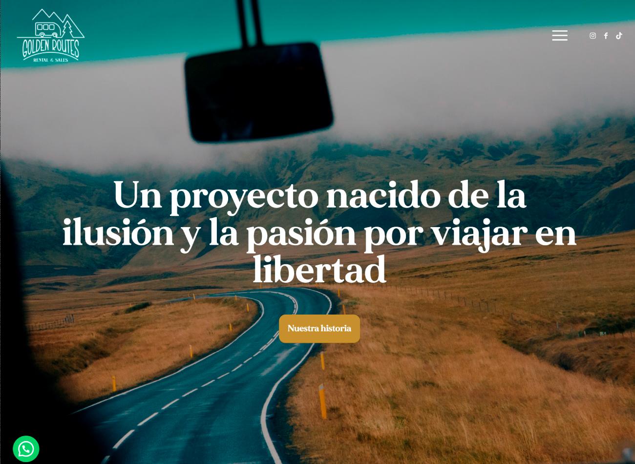 GOLDEN ROUTES: CUANDO EL DISEÑO WEB SE CONVIERTE EN EXPERIENCIA DE MARCA